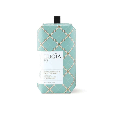 Lucia No.7 Sea Watercress & Chai Bar Soap - Soap - Pure Living