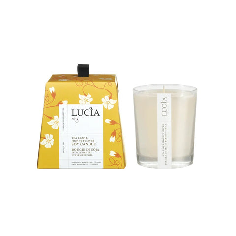 Lucia No.3 Tea Leaf & Honey Flower Candle