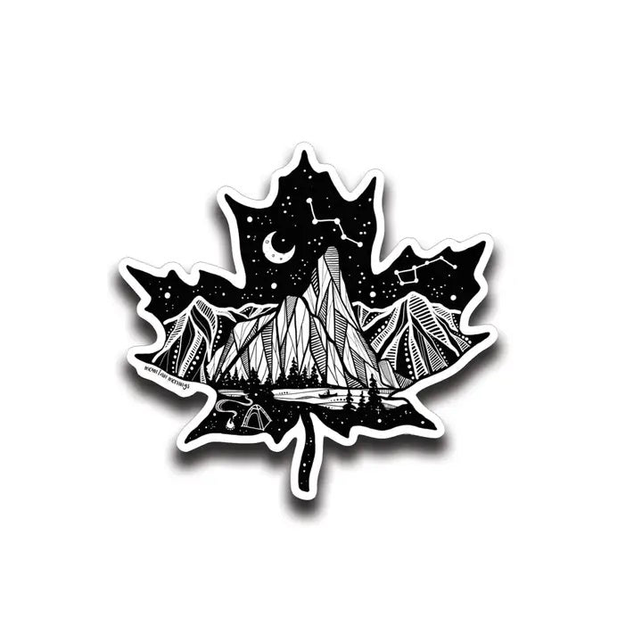 Maple Leaf Sticker