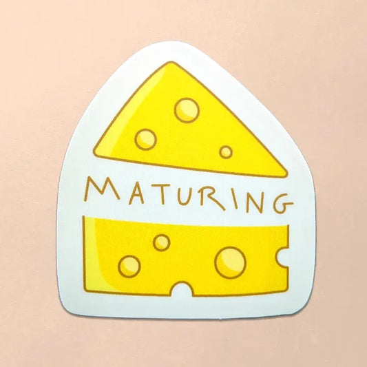 Ruby Makes Things - Maturing Cheese Sticker