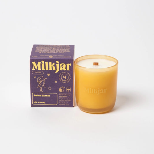 milk and honey scented candle by milk jar candles