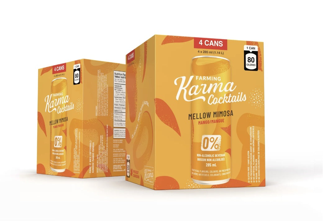 Farming Karma - Mellow Mimosa Mango Mocktail 4 pack