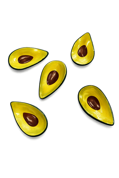 Mini Avocado Trinket Dish - Ceramic - Casa Triana Art