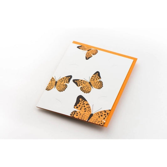 Porchlight Letterpress - Monarch Butterfly Card