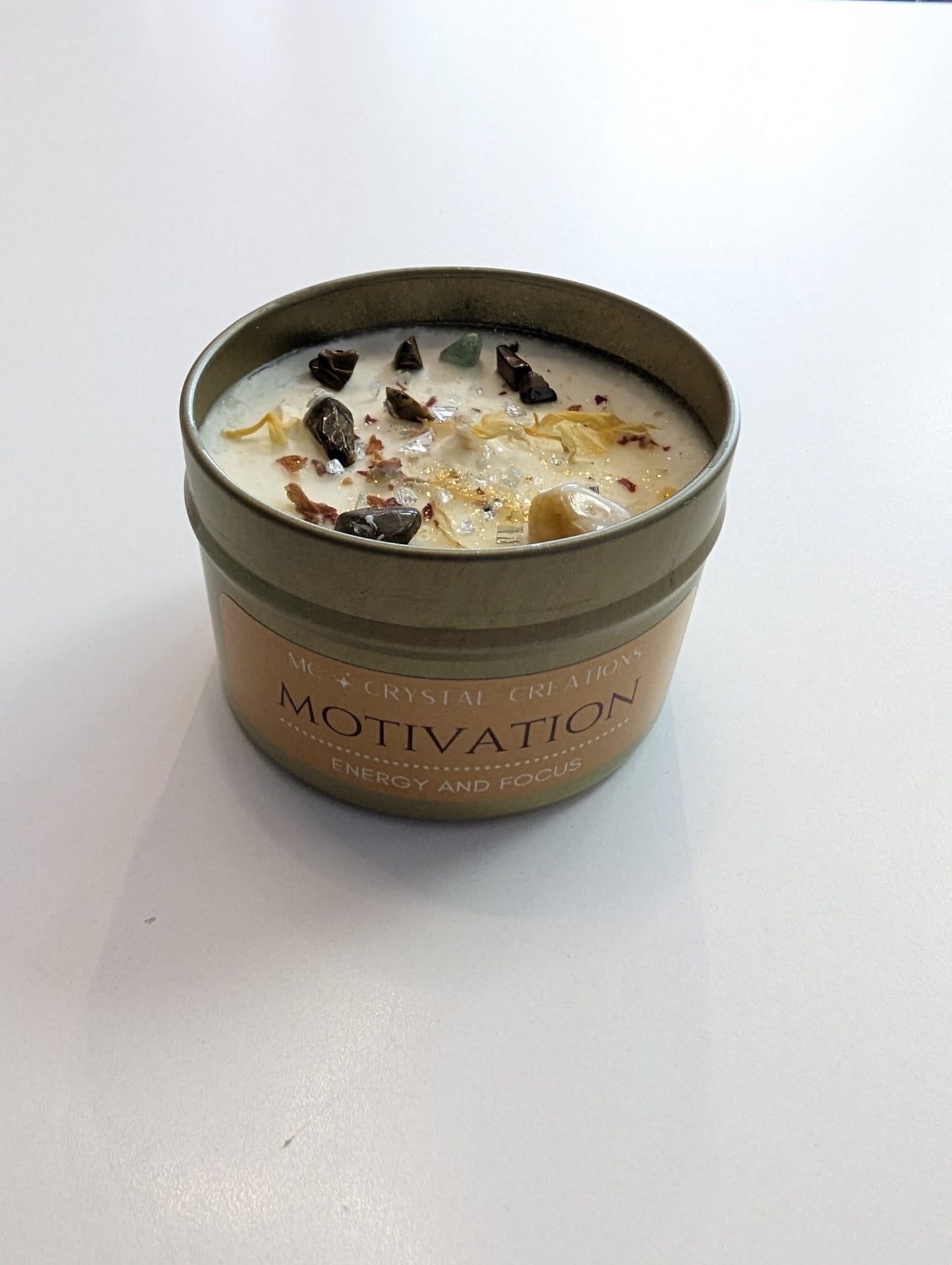 MC Crystal Creations - Motivation Candle