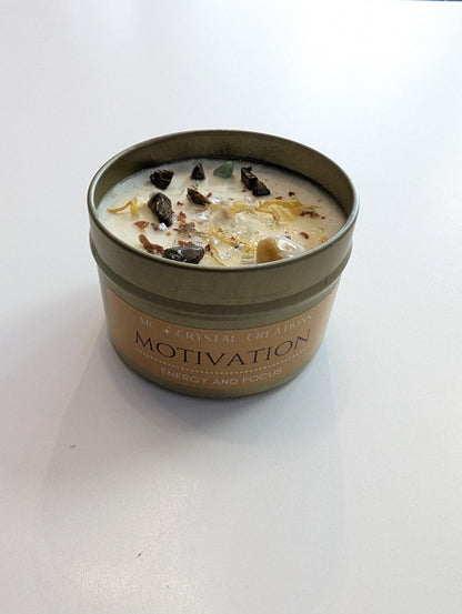 MC Crystal Creations - Motivation Candle