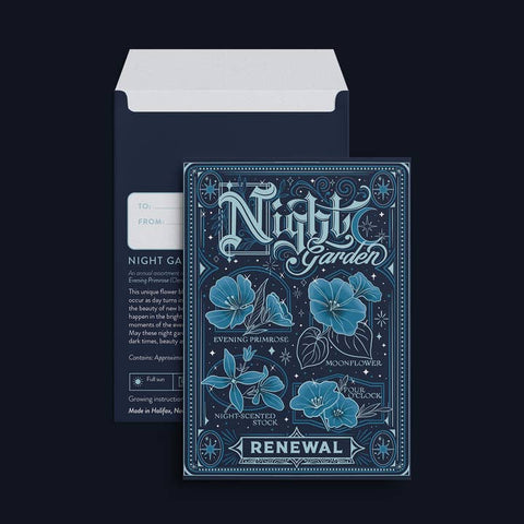 Night Garden (Renewal) - Floriography Seed Packet - Soil - To & From Gift Co.