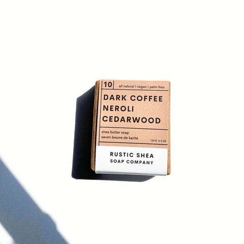 No.10 Dark Coffee Neroli Bar Soap - Bar Soap - Rustic Shea Soap Company