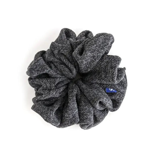 Kokoro - Grey Knit Oversized Scrunchie