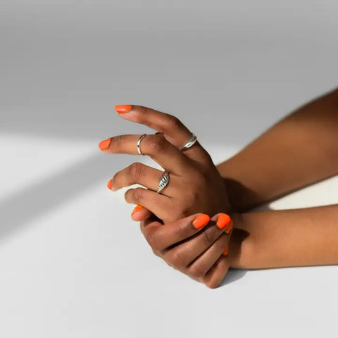 orange jelup nail polish