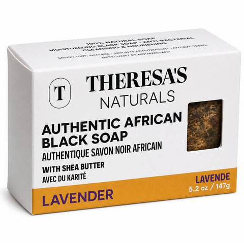 Organic African Black Soap - Bar Soap - Theresa's Body Care Products