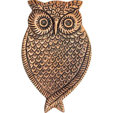 Copper Owl Incense Holder