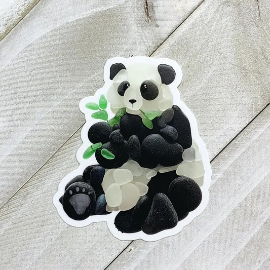 Panda Sea Glass Sticker