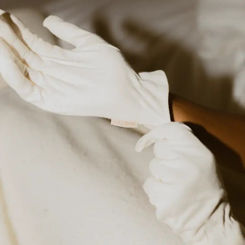 Cotton Overnight Gloves by Paume