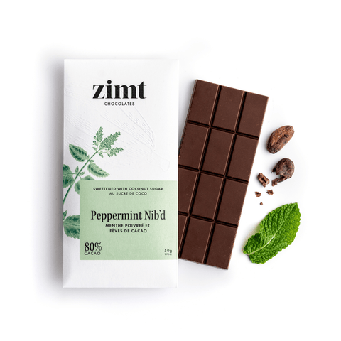 Peppermint Nib'd Chocolate Bar - Chocolate - Zimt Chocolate