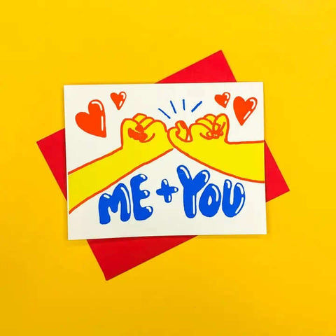 Pinky Swear You & Me Greeting Card - Greeting Card - Secret Planet