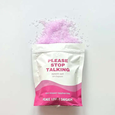 Peace, Love & Sarcasm - Please Stop Talking Salt Soak