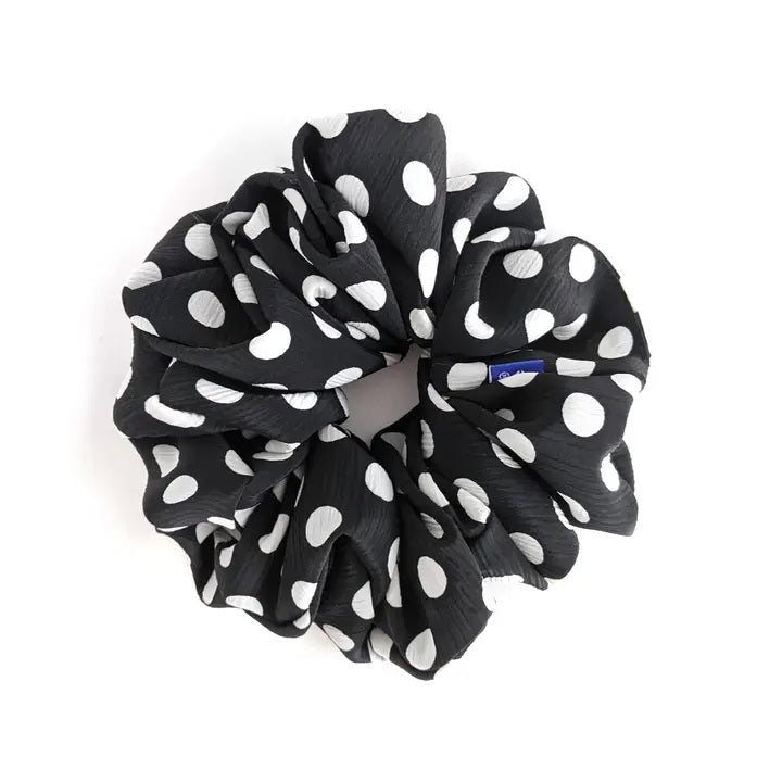 Kokoro - Polka Dot Oversized Scrunchie