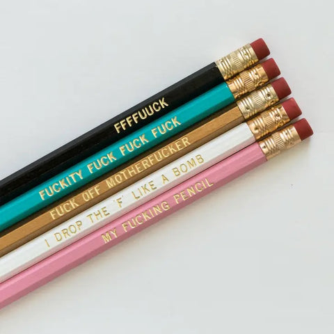 Prairie Chick Prints - F-Bomb Pencil Set