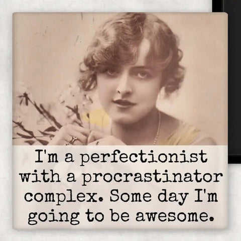 Procrastination Perfectionist Magnet - Magnet - Raven's Rest Studio