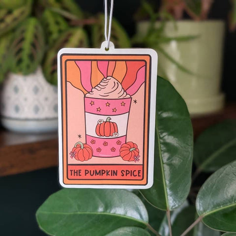 Pumpkin Spice Fall Car Air Freshener - Air Freshener - Moonlit Creations