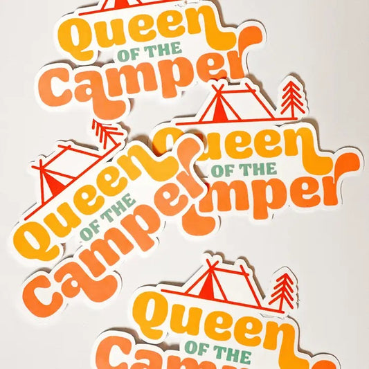 Queen of the Camper Sticker