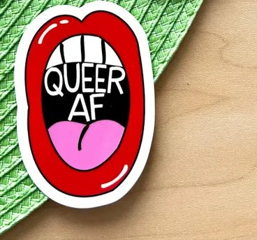 Queer AF Vinyl Sticker