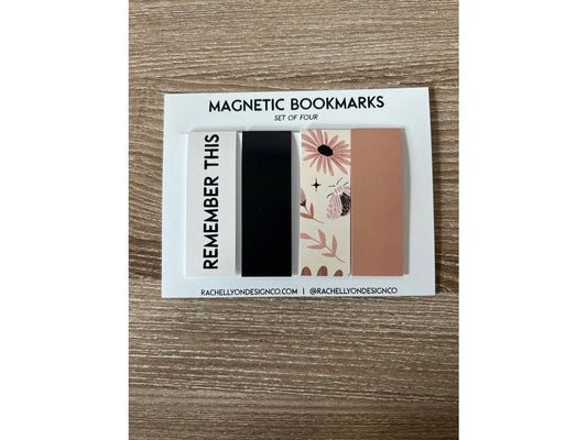 multi coloured magnetic bookmark