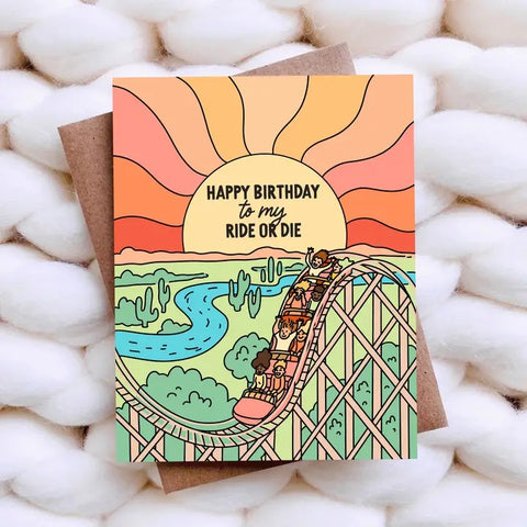 Ride or Die Birthday Card