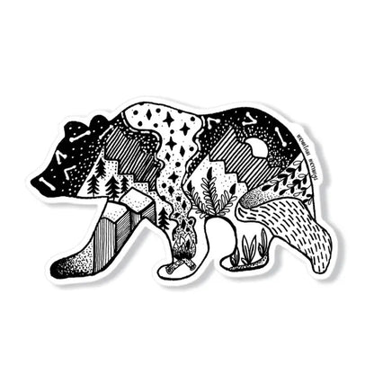 Roaming Bear Sticker