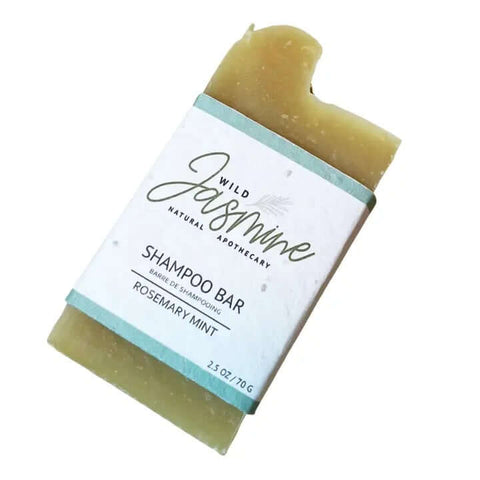 Rosemary Mint Shampoo Bar (Normal Hair/Scalp) - Shampoo Bar - Wild Jasmine Natural Apothecary