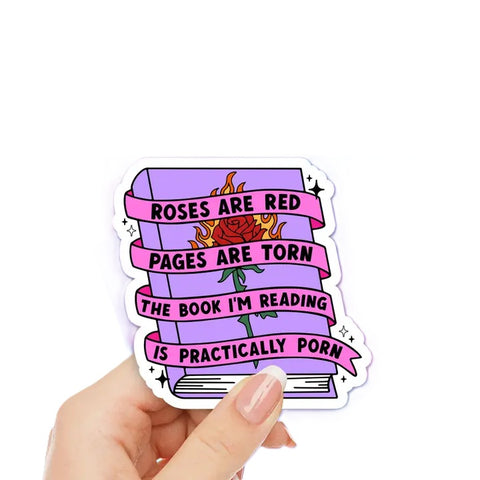 Roses are Red Sticker