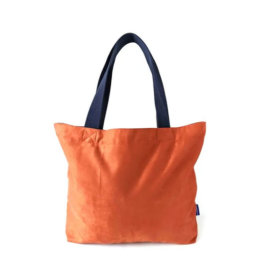 Kokoro - The Essential Tote Bag (Rust Orange Suede)