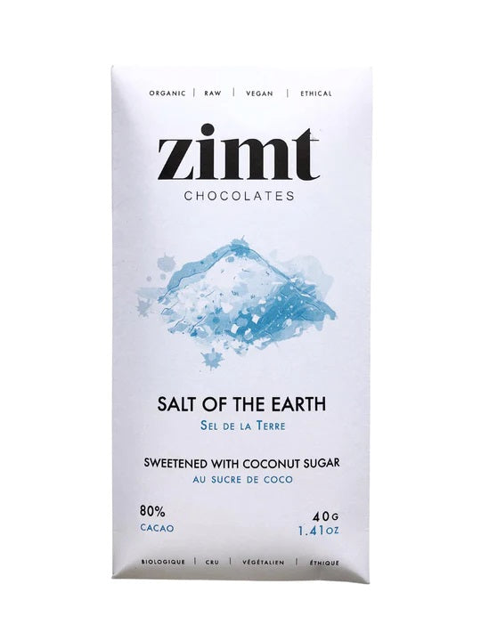zimt salt of the earth chocolate bar 40g