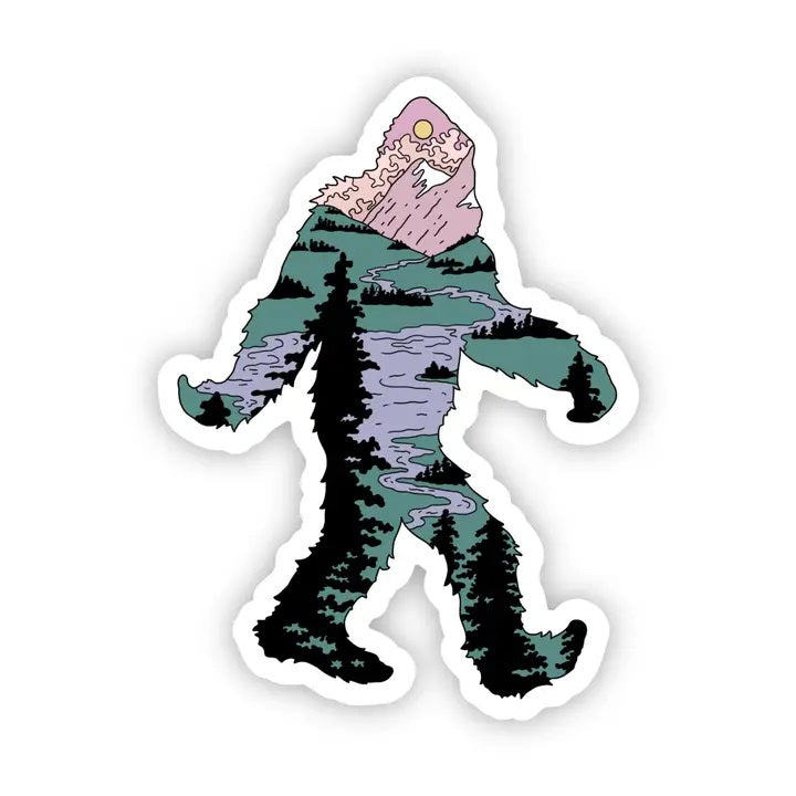 Big Foot Sasquatch Sticker