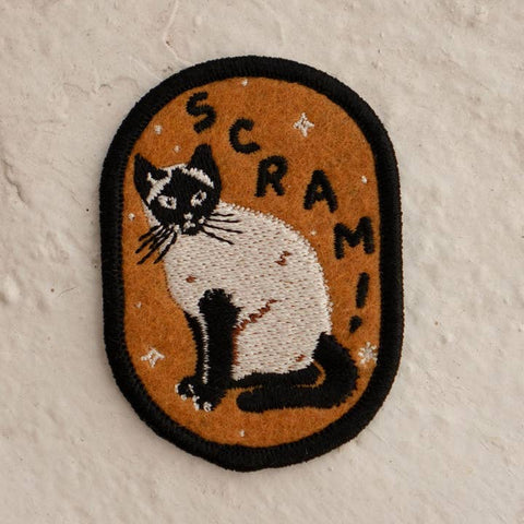 Scram Felt Sticky Patch - Patches - Stay Home Club