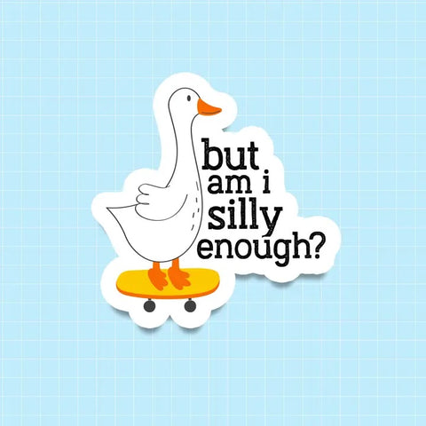 Silly Goose Vinyl Sticker