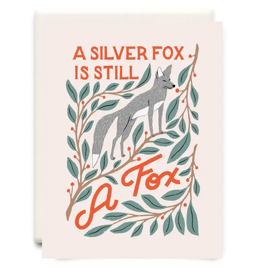 Inkwell Cards - Silver Fox Card