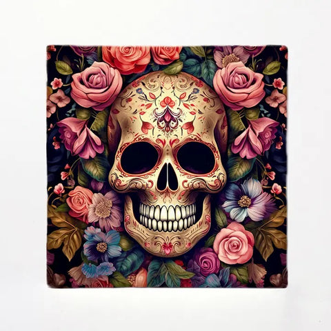 Flora Calavera Coaster