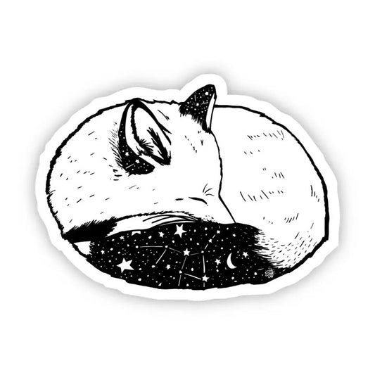 Sleeping Fox Sticker
