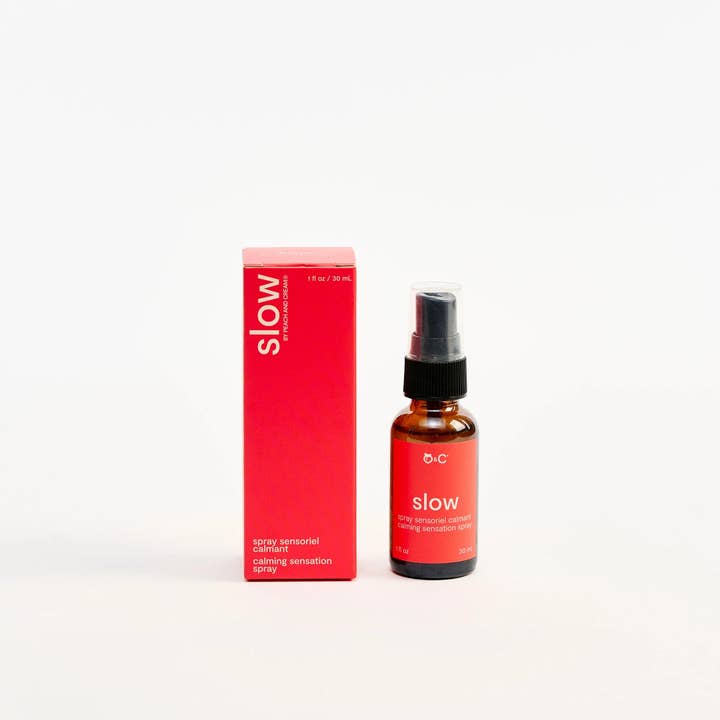 Calming Sensation Spray – SLOW | Peach and Cream | The Local Boom ...
