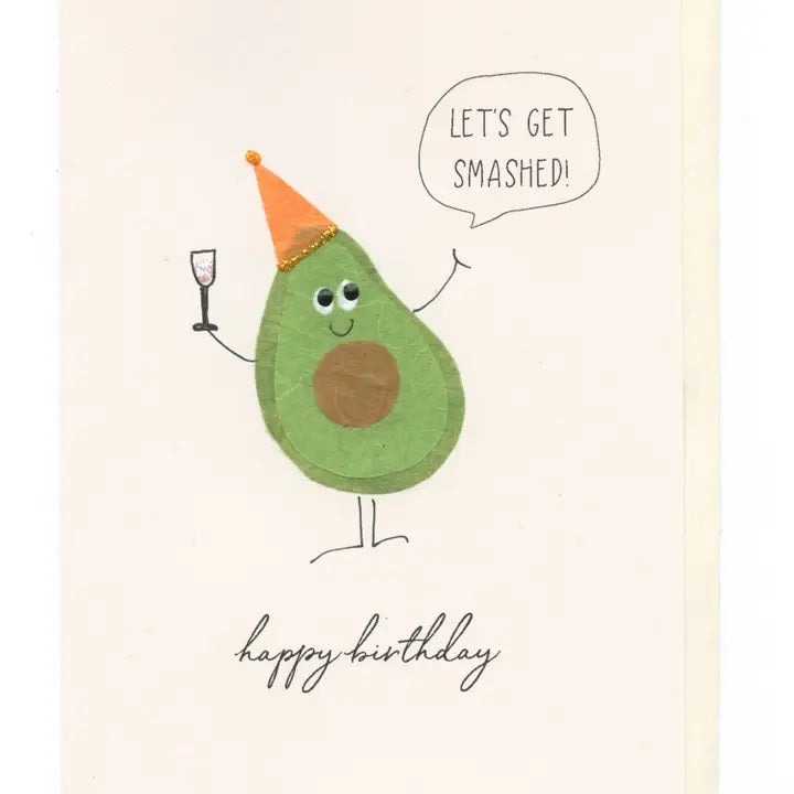 Let's Get Smashed Birthday Card