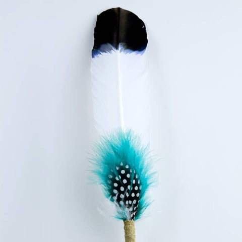Smudging Feather For Wisdom - Sage - Monague Native Crafts