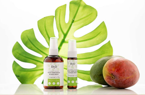 Canadian made tropical bathroom spray D2O