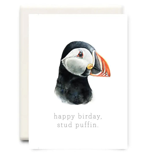 Inkwell Cards - Stud Puffin Birthday