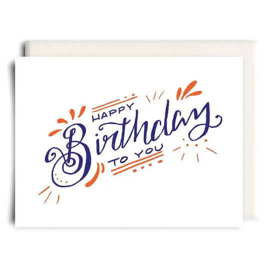 Happy Birthday Stylized Card