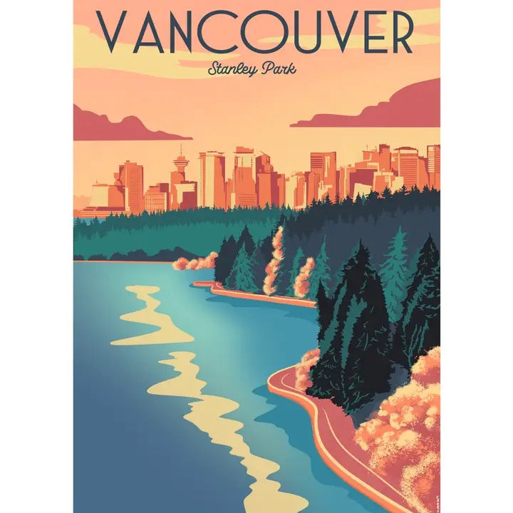 Villager Puzzles - Vancouver Sunset 1000-Piece Puzzle
