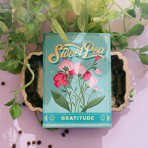 Sweet Pea (Gratitude) - Floriography Seed Packet - Soil - To & From Gift Co.