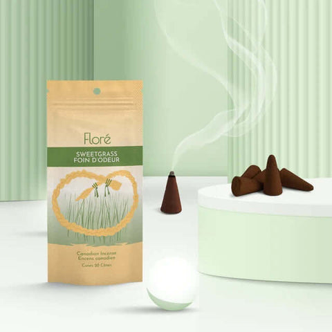 Sweetgrass Incense Cones - Incense - Flore