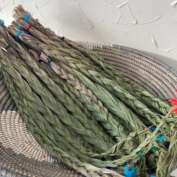 Sweetgrass Smudge Braids (Local and Organic)